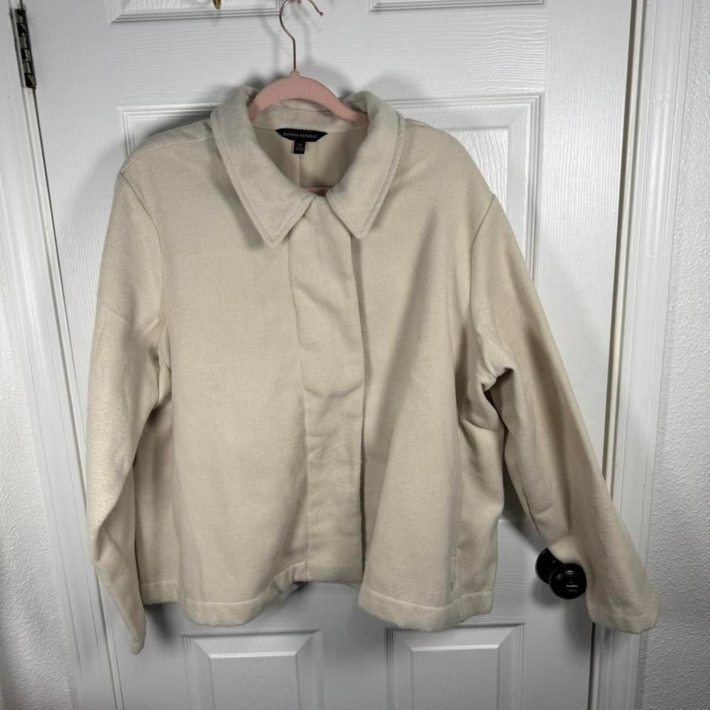 Banana Republic cream jacket
